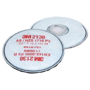 Filtr cząstek stałych 3M P3 R, 2138, opakowanie 20szt.