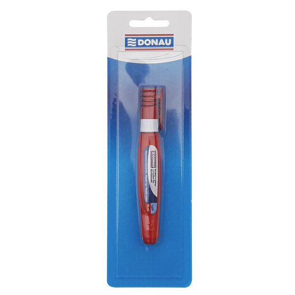 Korektor w piórze DONAU, z plastikową końcówką, 10ml, blister