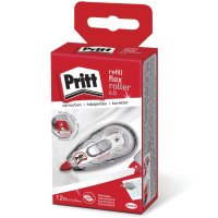 Korektor w taśmie PRITT REFILL FLEX, myszka, 6,0mm x 12m, pudełko, zawieszka