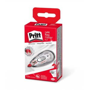Korektor w taśmie PRITT REFILL FLEX, myszka, 4,2mm x 12m, pudełko, zawieszka