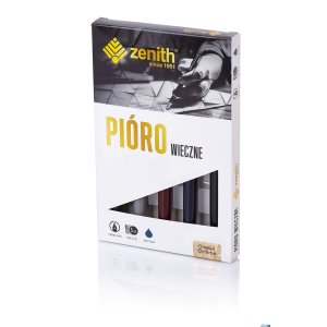 Pióro wieczne Zenith Omega Chrome - box 5 sztuk, mix kolorów, 10550500