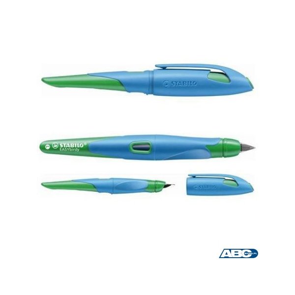 Pióro wieczne EASYbirdy NEON niebieski/zielony R 5012/2-41 STABILO dla praworęcznych
