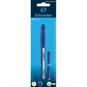 Pióro wieczne SCHNEIDER Opus M  +  2 cartridge, blister, mix kolorów
