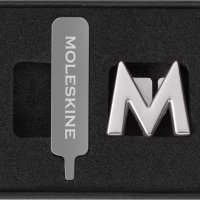 Przypinka MOLESKINE M, srebrna