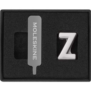 Przypinka MOLESKINE Z, srebrna