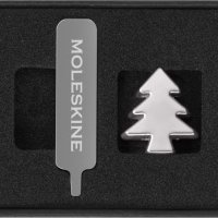 Przypinka MOLESKINE Choinka, srebrna