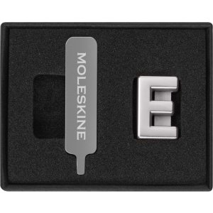 Przypinka MOLESKINE E, srebrna