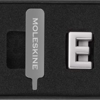 Przypinka MOLESKINE E, srebrna