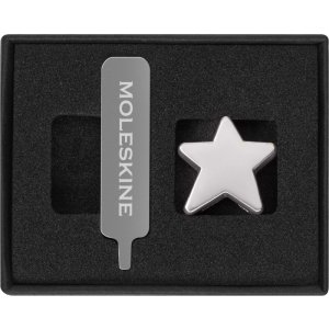 Przypinka MOLESKINE Gwiazda, srebrna