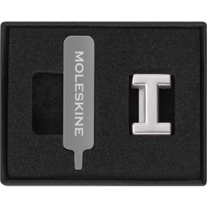 Przypinka MOLESKINE I, srebrna