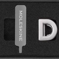 Przypinka MOLESKINE D, srebrna