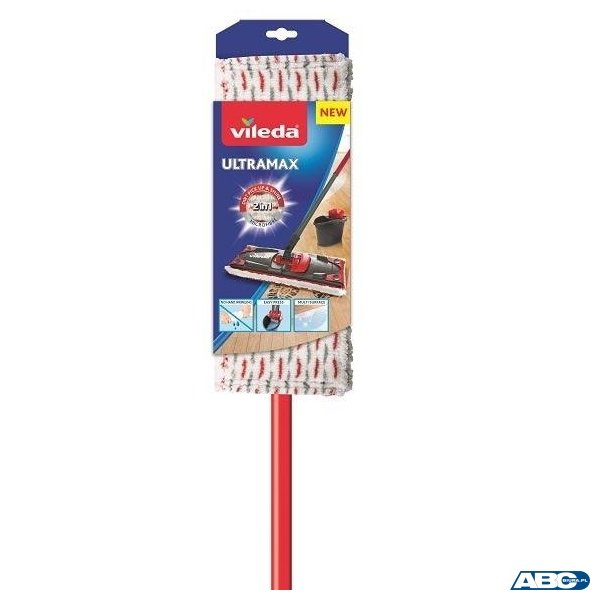VILEDA Mop z kijem ULTRAMAX microfibra płaski 11489