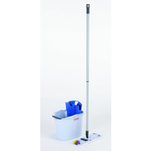 Zestaw VILEDA PROFESSIONAL UltraSpeed Mini, wiadro z wyciskaczem, kij teleskopowy, uchwyt, wkład Microlite