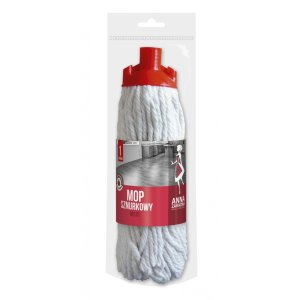 Mop ANNA ZARADNA, sznurkowy, maxi, 1 szt., biały