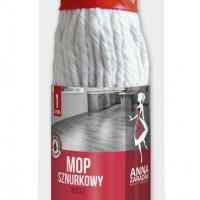 Mop ANNA ZARADNA, sznurkowy, maxi, 1 szt., biały
