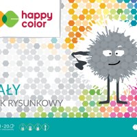 Blok rysunkowy biały A3, 100g, 20 ark, Happy Color HA 3710 3040-0
