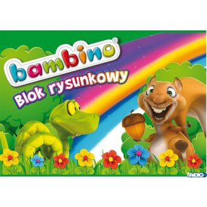 Blok rysunkowy BAMBINO A4 20kartek UNIPAP *1574