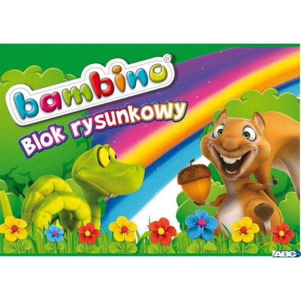 Blok rysunkowy BAMBINO A4 20kartek UNIPAP *1574