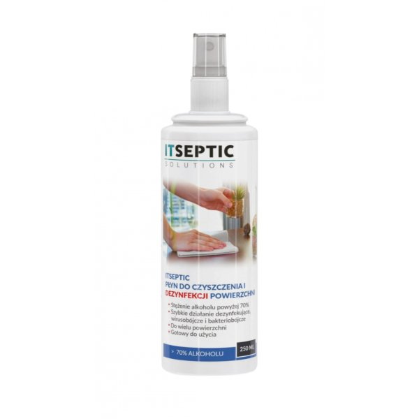 Płyn do czyszczenia i dezynfekcji powierzchni ITSEPTIC, 250ml