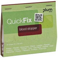 Plastry tamujące krwawienie PLUM QuickFix Blood Stopper, wkład, 45 szt.