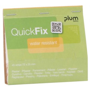 Plastry wodoodporne opatrunkowe PLUM QuickFix, wkład, 45 szt.