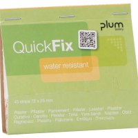 Plastry wodoodporne opatrunkowe PLUM QuickFix, wkład, 45 szt.
