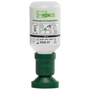 Płyn do oczu PLUM Eyewash, 0,9% chlorku sodu, z nakładką na oko, 200ml