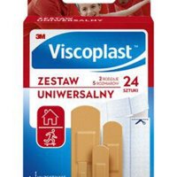 Zestaw plastrów VISCOPLAST, 24szt., mix kolorów