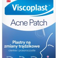 Plastry na zmiany trądzikowe VISCOPLAST-3M Acne Patch, Ø 12 mm, 15 szt., pudełko