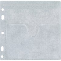 Koperty na 2 płyty CD/DVD Q-CONNECT, do wpinania, 40szt., białe