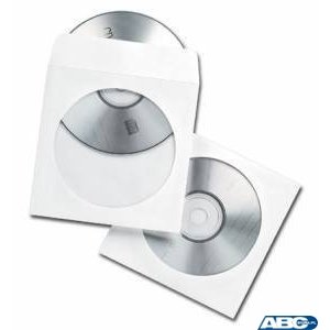 Koperty NC samoklejące CD SK białe 90g okno okrągłe 1000szt. 33020117