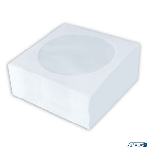 Koperty na CD / DVD z okienkiem (100sztuk) białe