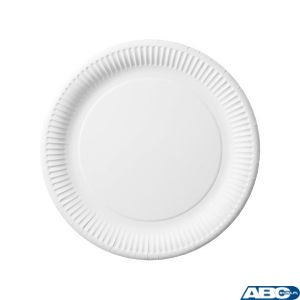 Talerz papierowy biały 18cm TnP op.100szt gramatura 230g 7500018