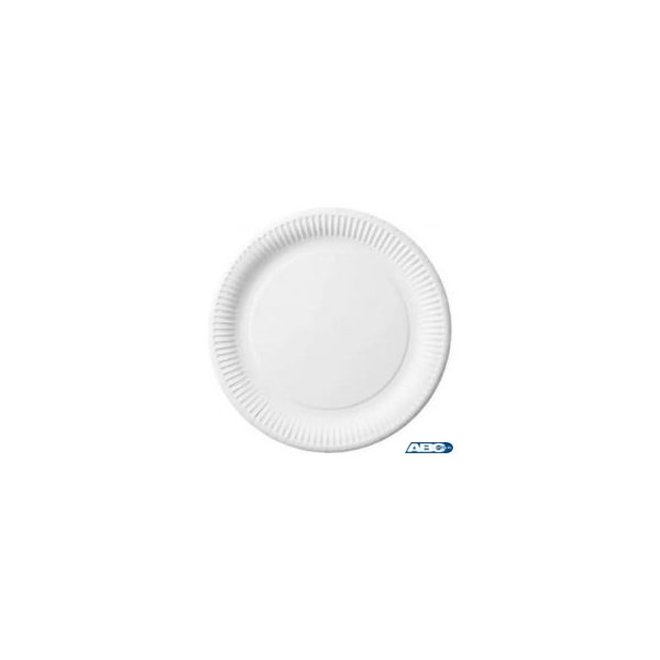 Talerzyk papierowy śr.23cm biały (100) 7500023