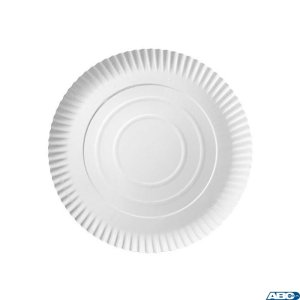 Talerz papierowy, biały 26cm op.100szt, gramatura 245g  29666