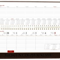 Terminarz leżący Vivella KB047VB szary 2025 WOKÓŁ NAS