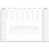 Podkładka na biurko OFFICE PRODUCTS, planer 2025 / 2026, biuwar 594x420mm A2 ,52k., biała