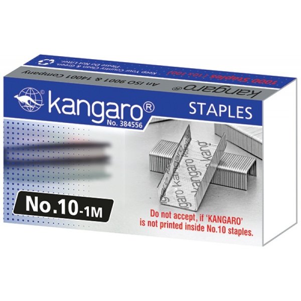 Zszywki KANGARO, No. 10-1M, 1000 szt.