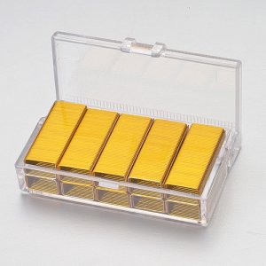 Zszywki no.10 KANGARO, pudełko plastikowe, żółte