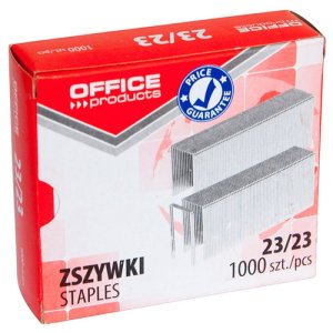 Zszywki OFFICE PRODUCTS, 23 / 23, 1000szt.