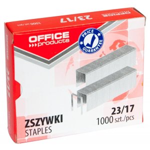 Zszywki OFFICE PRODUCTS, 23 / 17, 1000szt.