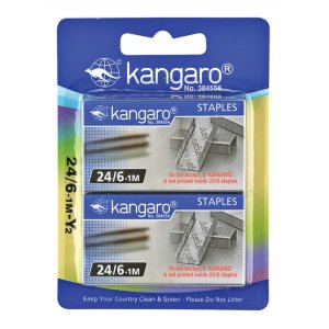 Zszywki KANGARO, No. 24 / 6,2x1000 szt., blister