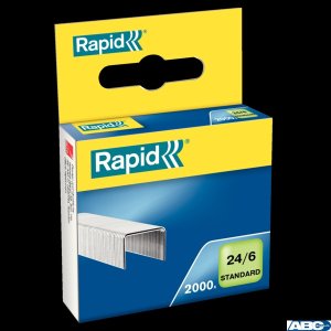 Zszywki Rapid Standard 24 / 6 2M , 2000 szt. Rapid 24858800