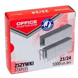 Zszywki OFFICE PRODUCTS, 23 / 24, 1000szt.