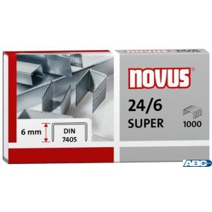 Zszywki 24 / 6 DIN SUPER 1000sztuk NOVUS 040-0026