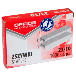 Zszywki OFFICE PRODUCTS, 23 / 10, 1000szt.