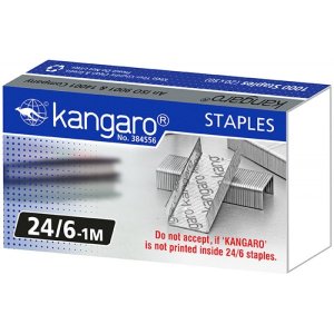 Zszywki KANGARO, No. 24 / 6-1M, 1000 szt.