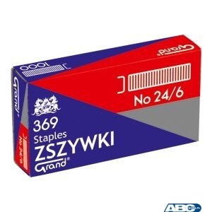 Zszywki 24 / 6 GRAND 369 10 paczek x 1000sztuk 110-1388