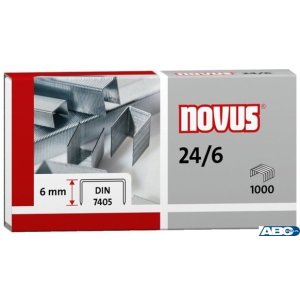 Zszywki NOVUS 24 / 6 DIN 1000szt. 040-0158