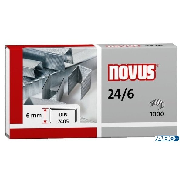 Zszywki NOVUS 24/6 DIN 1000szt. 040-0158
